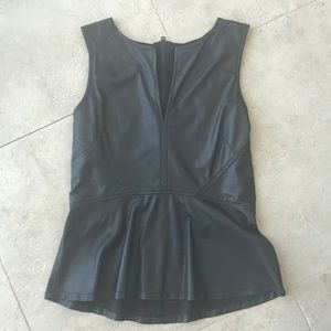 Sanctuary leather top